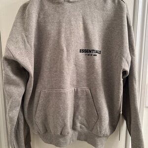 Essentials Fear of God Gray Hoodie